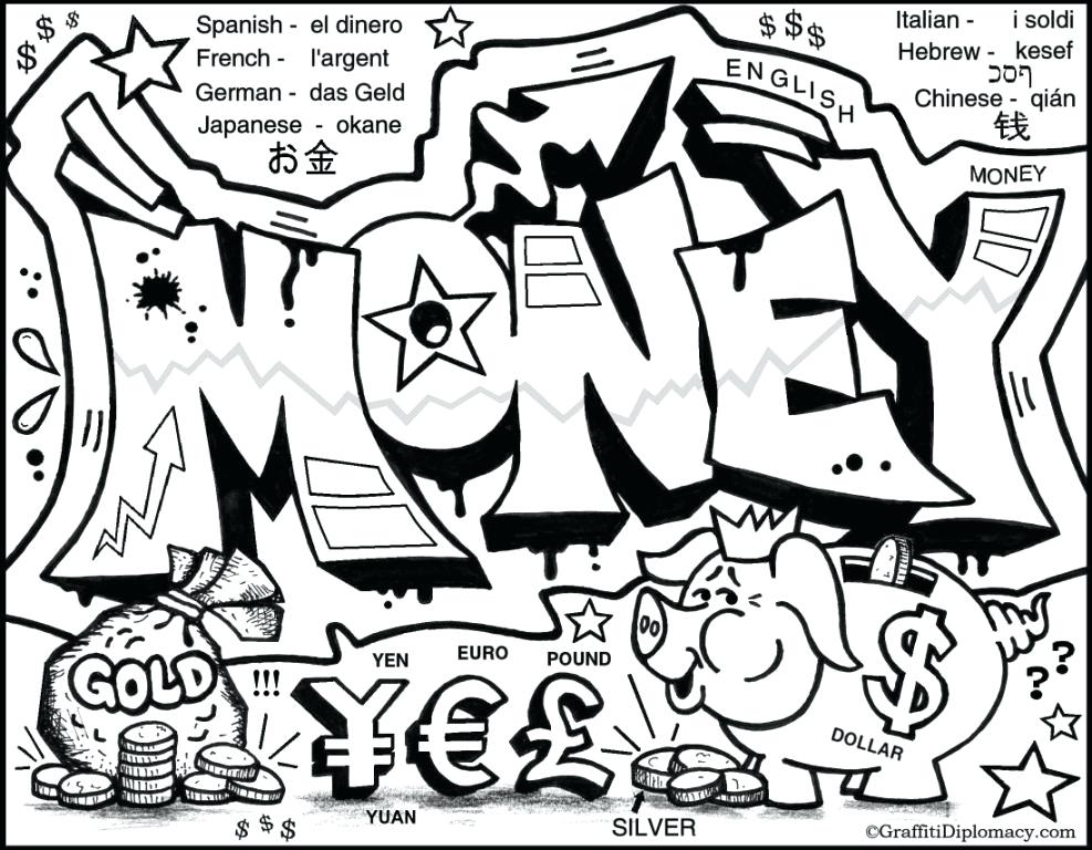 987x768 Printable Coin Coloring Pages And Inspirational Money Coloring