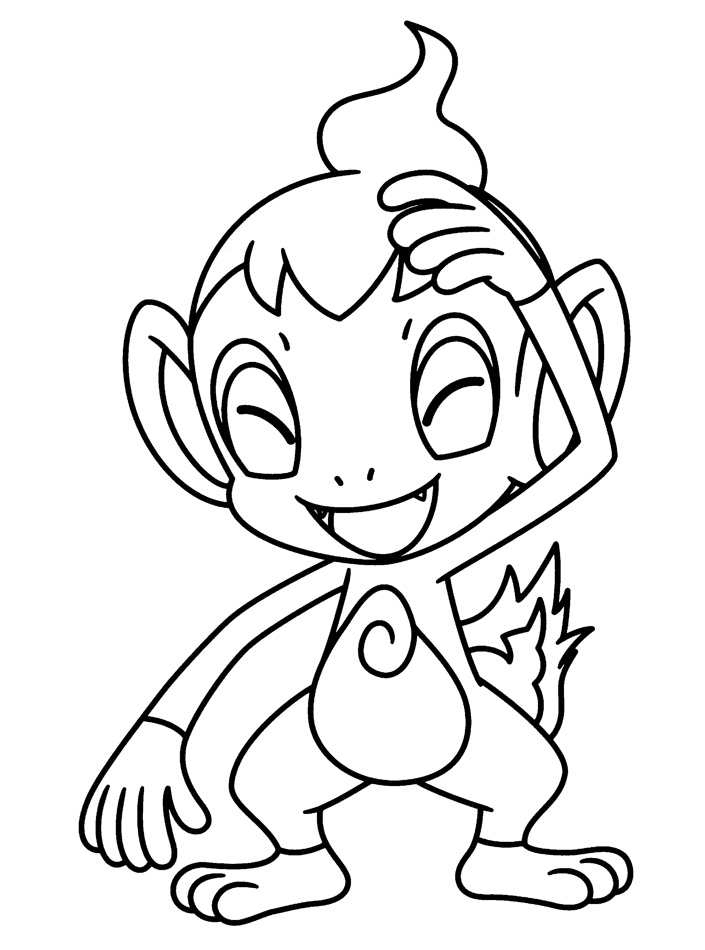 2300x3100 Inspiration Pokemon Monferno Coloring Pages New Pokemon Coloring