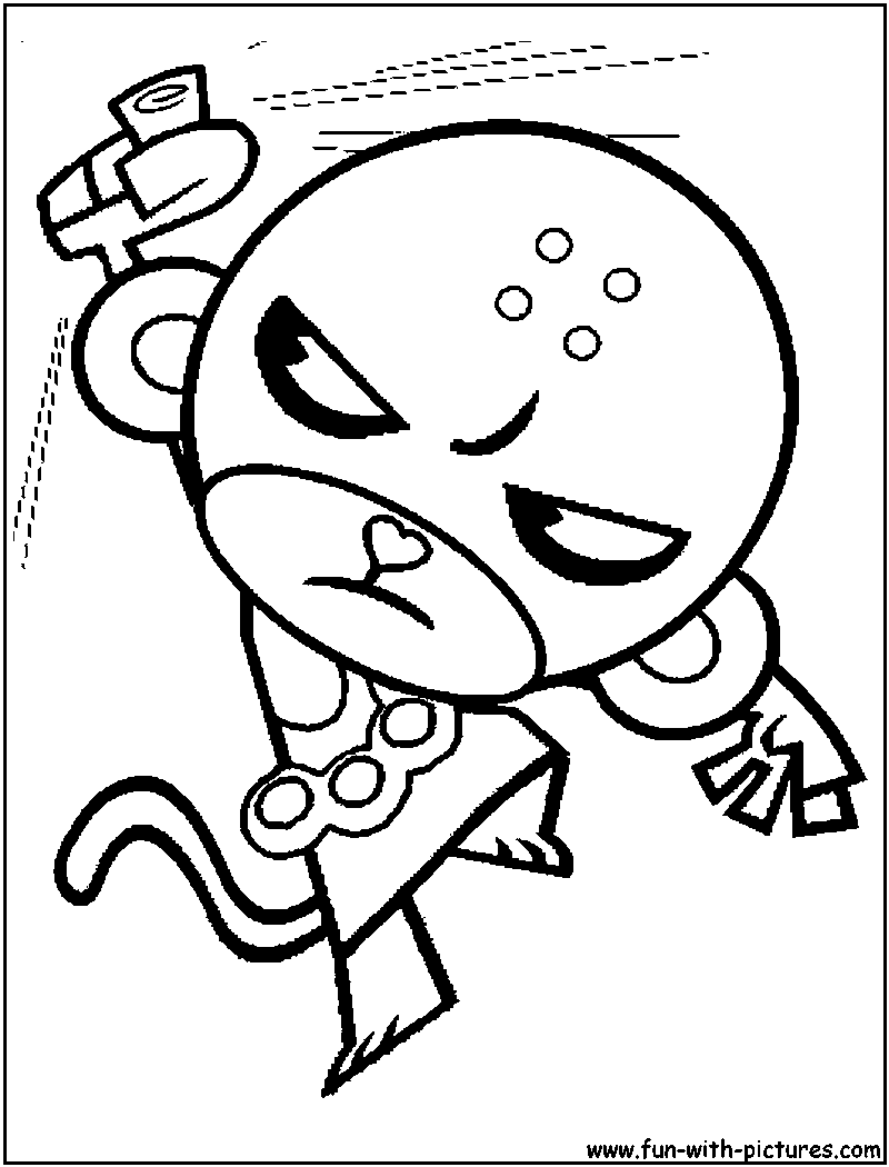 800x1050 Monk Coloring Page
