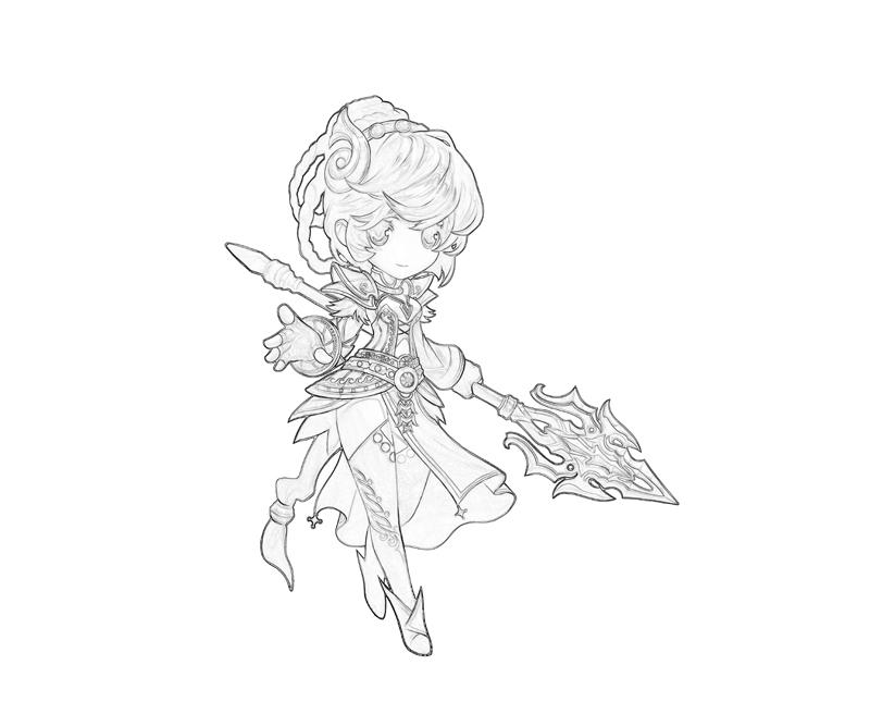 800x667 Atlantica Monk Character Art Paper