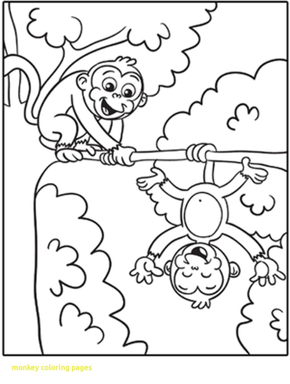1000x1322 Tremendous Monkey Coloring Pages Free Printable Page Cj
