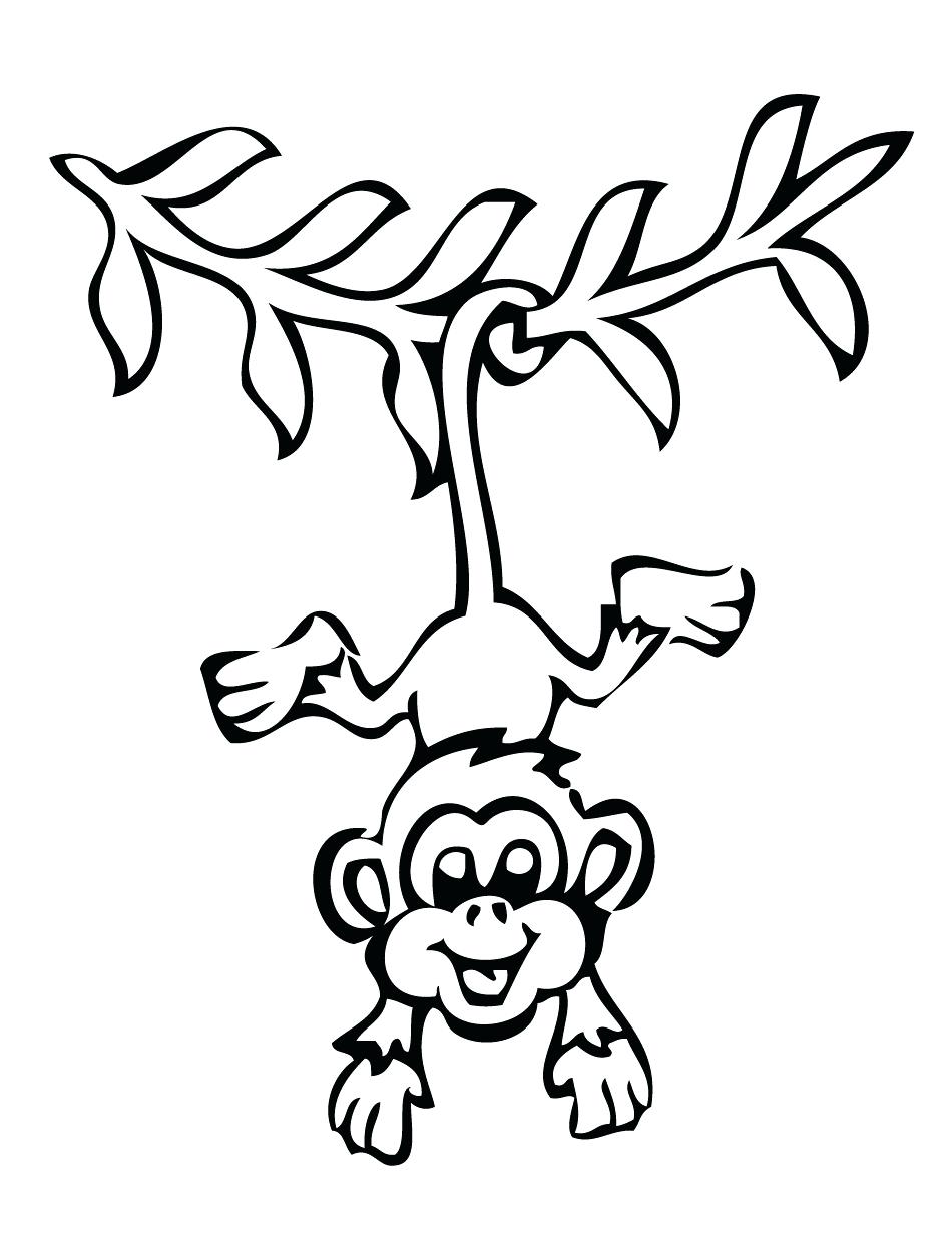 950x1230 Coloring Pages Monkey Coloring Pages Sock And Free Printable