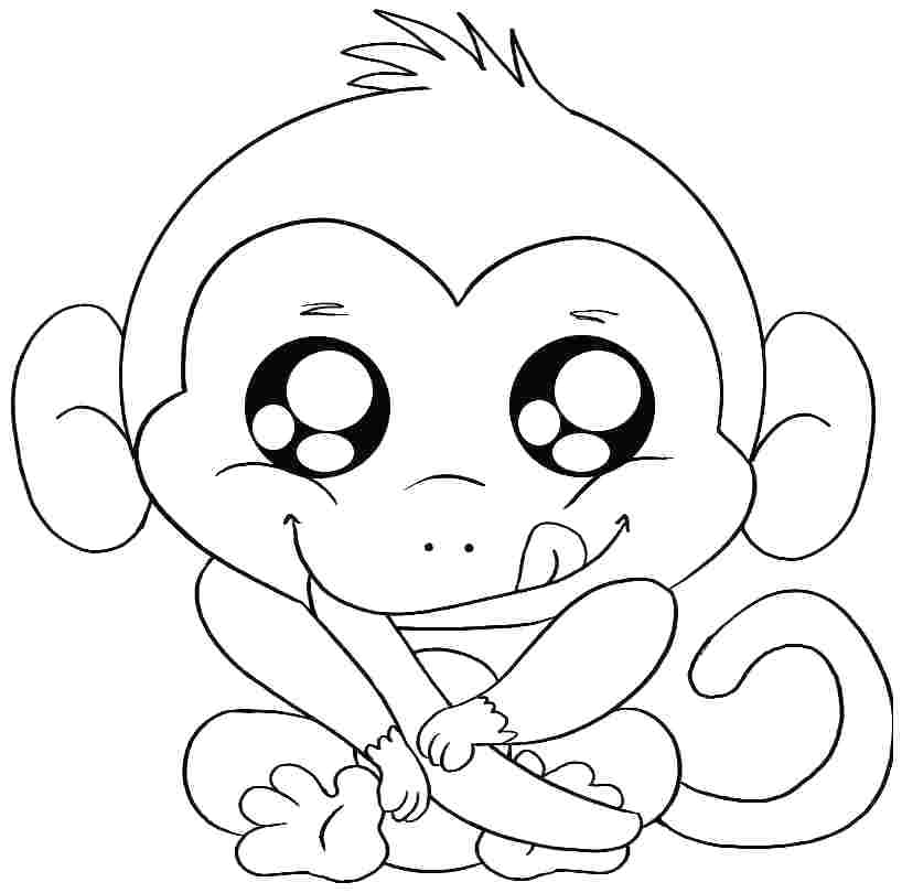 818x810 Coloring Pages Of Monkeys Trend Printable Monkey Coloring Pages