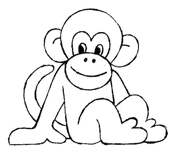 567x502 Printable Monkey Coloring Pages Vanda
