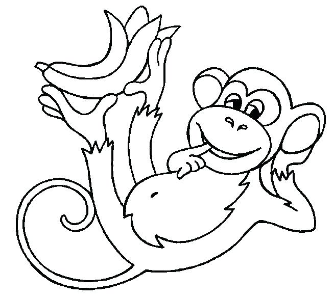 652x587 Monkey Color Pages Coloring Pages Monkeys Monkey Coloring