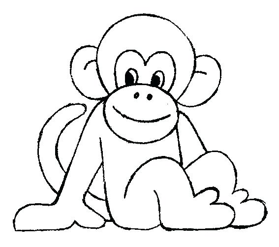 567x502 Coloring Pages Monkey New Year Monkey Colouring Page Sock Monkey