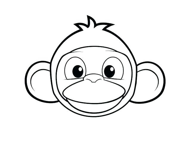 618x477 Spider Monkey Coloring Pages Monkey Color Page Printable Monkey