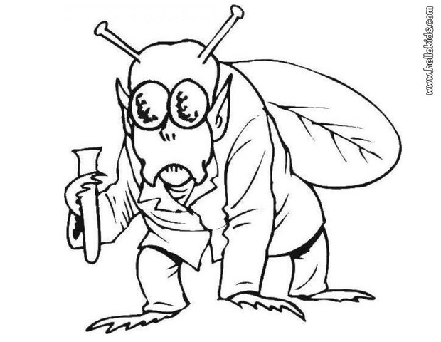 620x480 Alien Monster Coloring Pages
