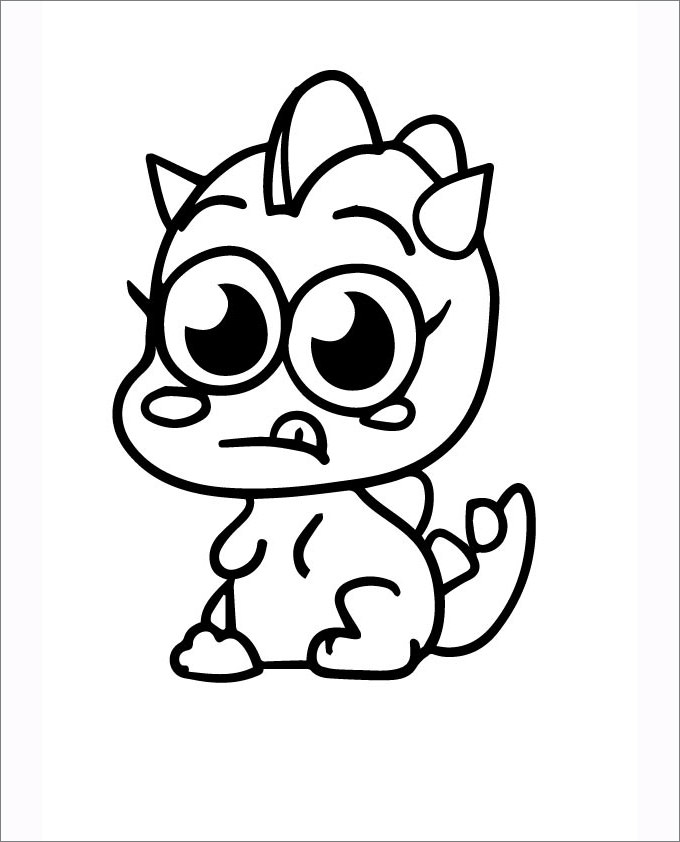680x842 Moshi Monsters Coloring Pages
