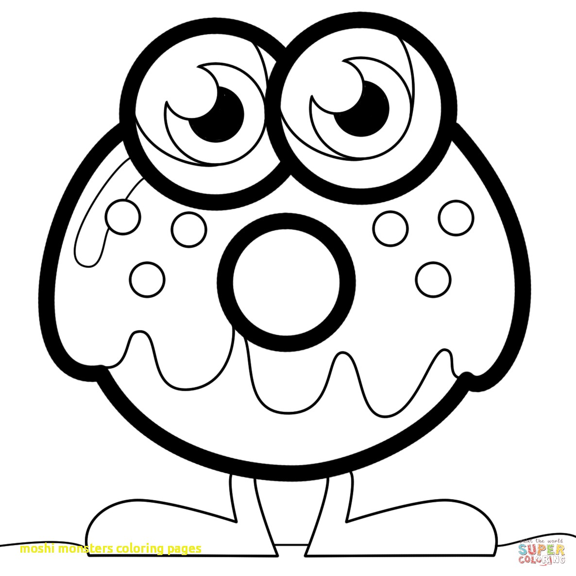 1186x1186 Moshi Monsters Coloring Pages