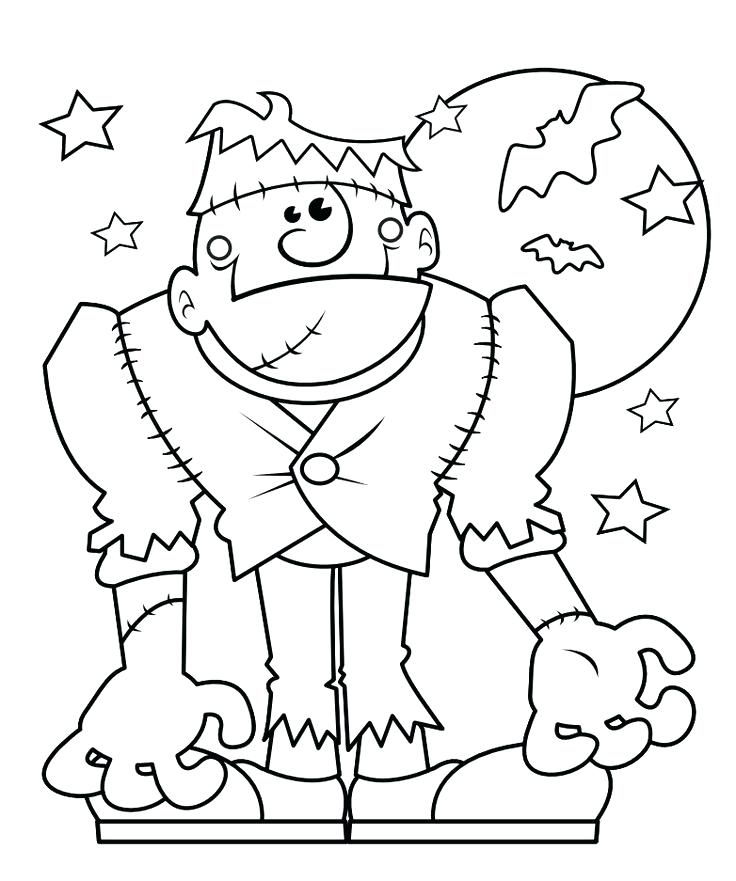 736x881 Monster Coloring Pages For Kids Printable Deepart