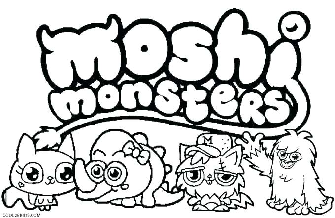 680x443 Printable Monster Coloring Pages Monster Coloring Pages To Print