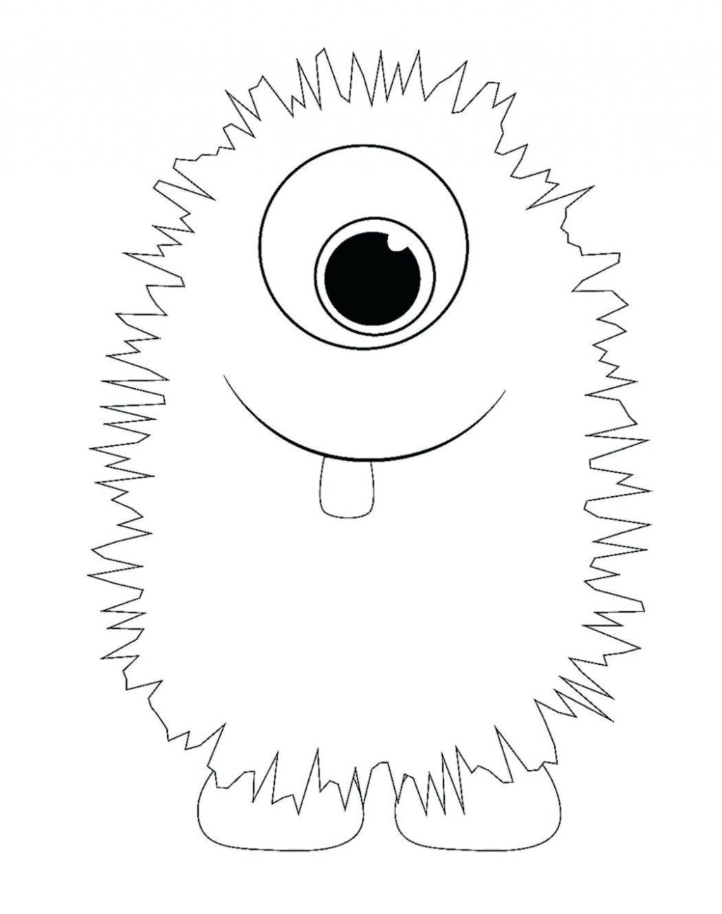 1024x1295 Coloring Page Cute Monster Coloring Pages Preschool In Page Baby