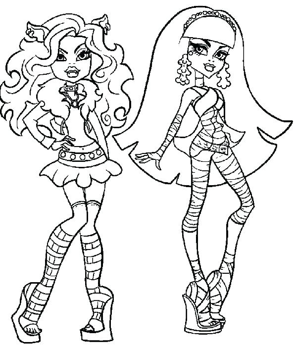 596x705 Monster High Wishes Printable Coloring Pages Abbey
