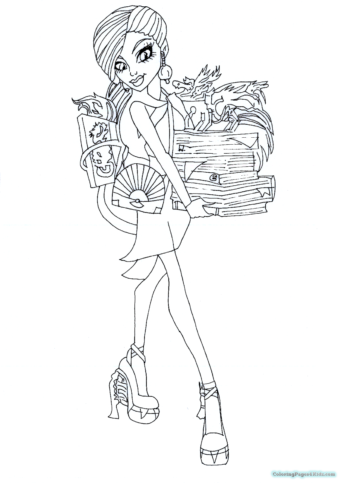 1131x1600 Monster High Coloring Pages Wishes Gigi Coloring Pages For Kids
