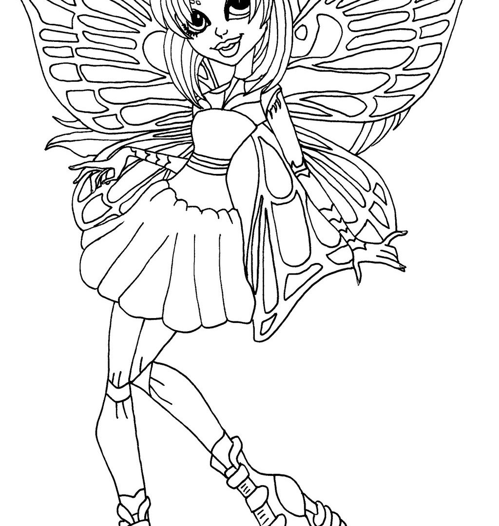 Monster High Catty Noir Coloring Pages at GetDrawings | Free download