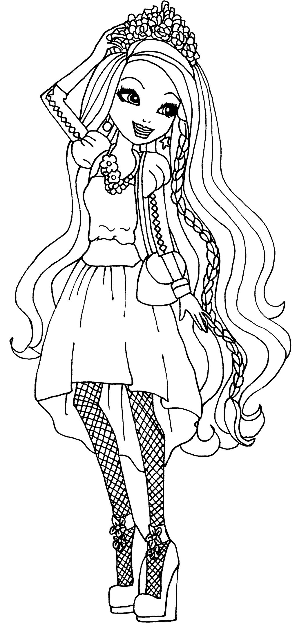 1024x2148 Inspiration Monster High Coloring Pages