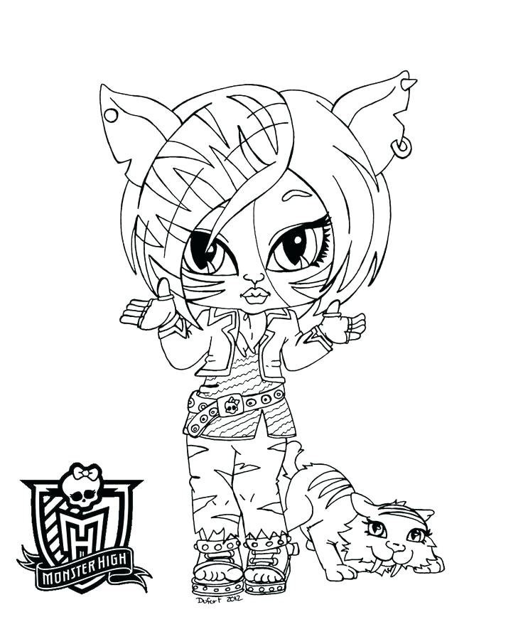 736x899 Monster High Characters Coloring Pages