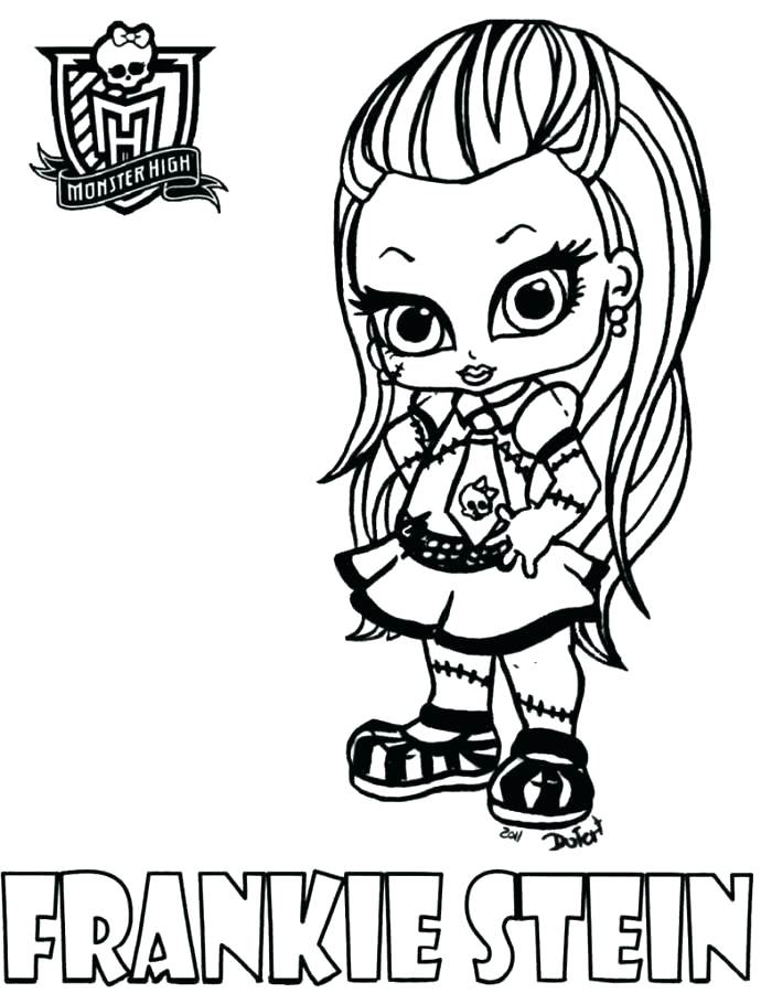 690x900 Monster High Clawdeen Wolf Coloring Pages Baby Wolf Coloring Pages