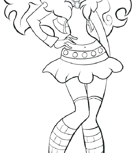 550x600 Clawdeen Wolf Coloring Pages Monster High Wolf Baby Clawdeen Wolf
