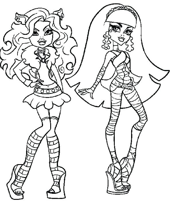596x705 Clawdeen Wolf Coloring Pages Wolf Color Pages Winged Wolf Cub