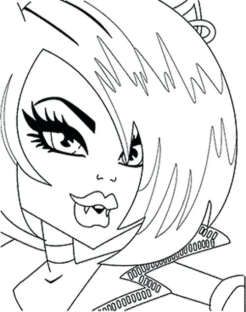 500x634 Monster High Coloring Pages Clawdeen Wolf Ever After High Coloring