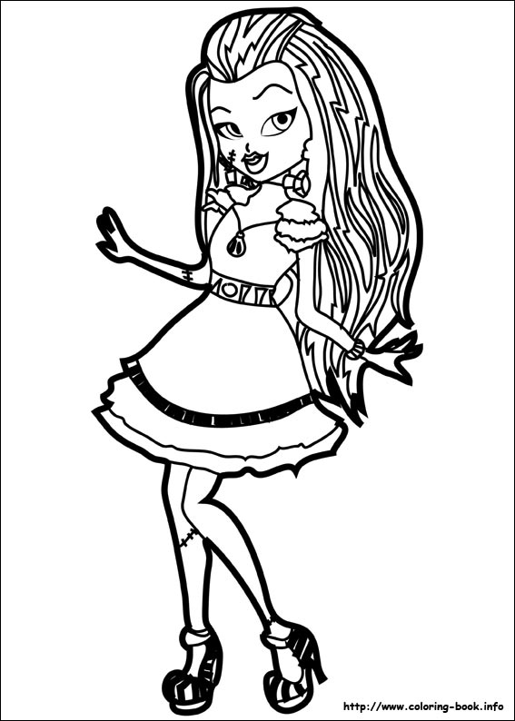 567x794 Monster High Coloring Pages On Coloring
