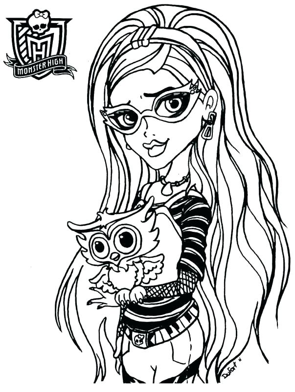 603x800 Monster High Coloring Picture How To Color Monster High Printable