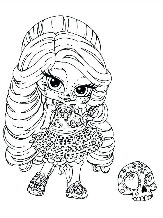 560x750 Printable Monster High Coloring Pages Professional