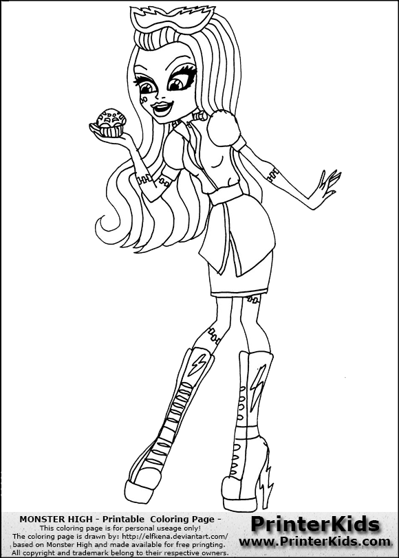 Monster High Coloring Pages Frankie Stein at GetDrawings | Free download