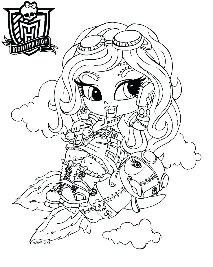 736x925 Monster High Coloring Pages Games Monster High To Color Monster