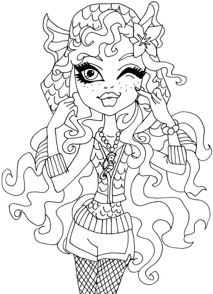 742x1024 Monster High Print Out Games Kids Coloring Monster Pictures