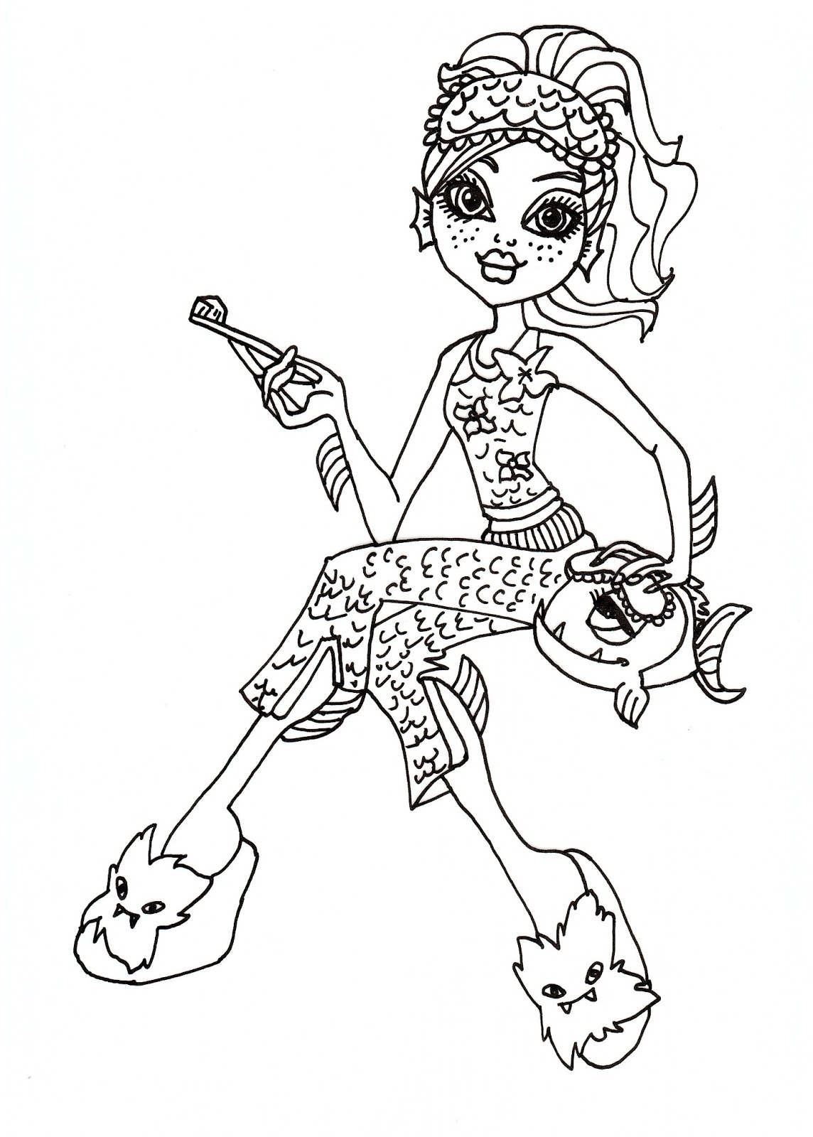 1144x1600 Monster High Coloring Pages Printable New Free Printable Monster