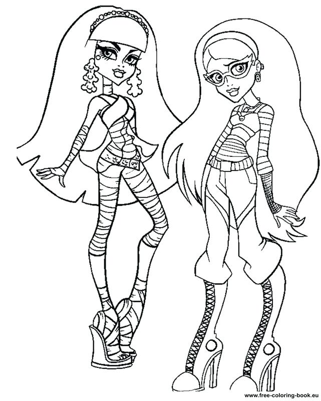 641x800 Coloring Pages Monster High Page Printable Coloring Pages Online