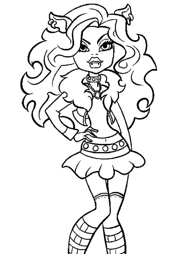 598x872 Kids N Coloring Pages Of Monster High