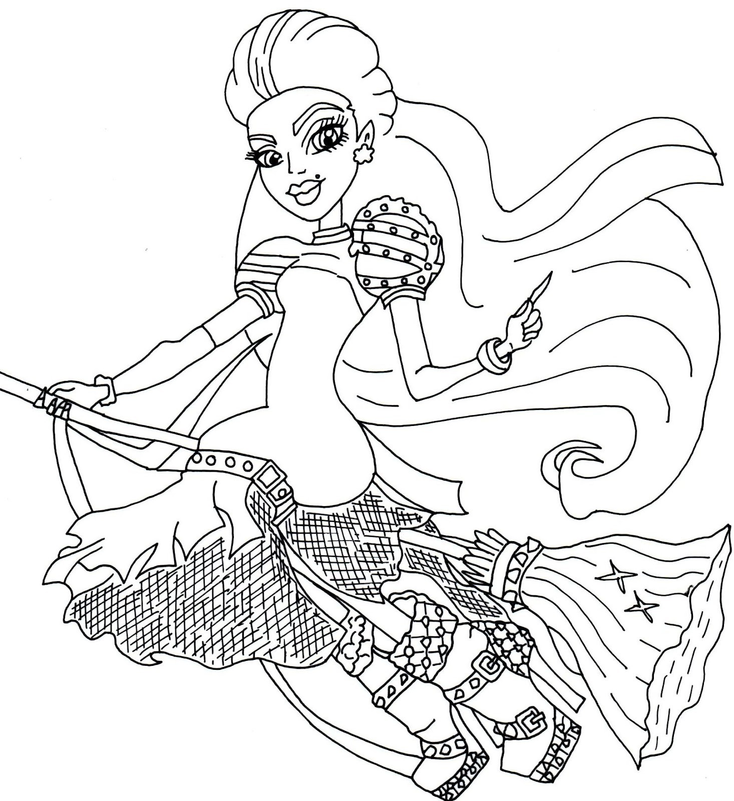 1466x1600 Monster High Coloring Pages Pdf Beautiful Monster High Printable