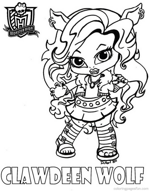 629x800 Monster High Coloring Pages Printable Monster High Coloring