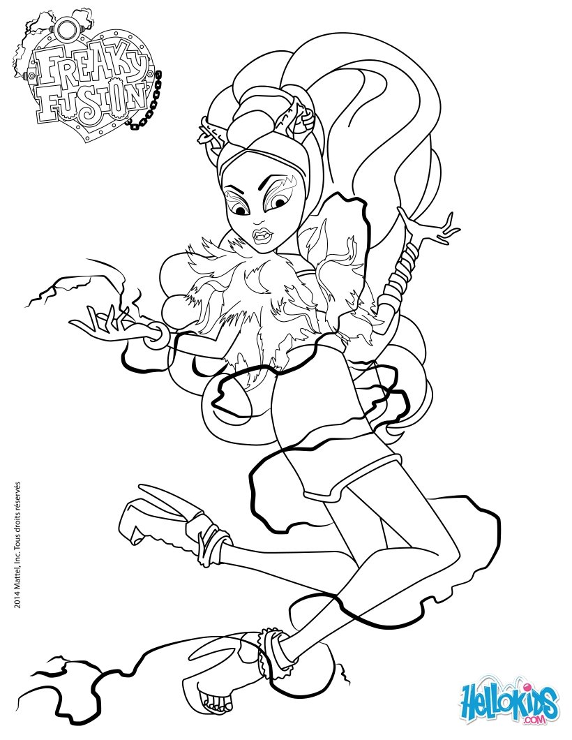 820x1060 Monster High Coloring Pages
