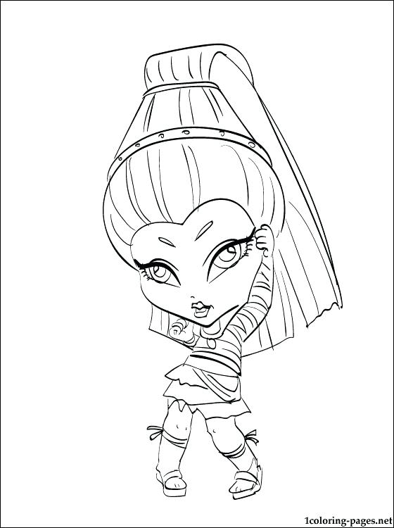 560x750 Monster High Dolls Coloring Pages Funycoloring Coloriage De