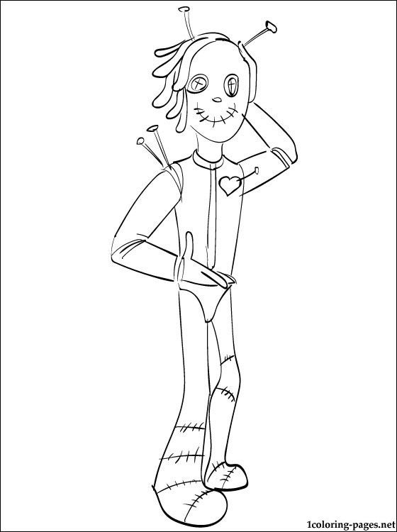 560x750 Hoodude Voodoo Monster High Coloring Pages Color Monster