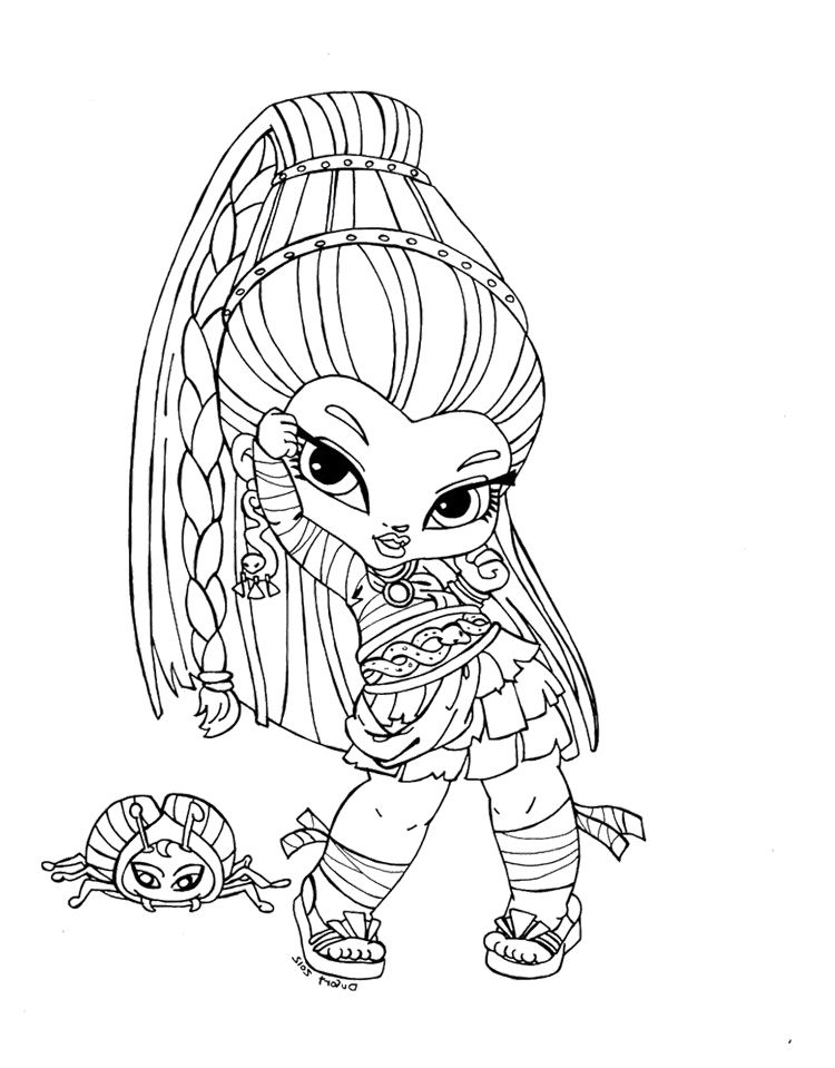 750x959 Monster High Baby Coloring Pages Coloring Pages For Free