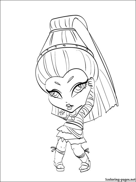 560x750 Monster High Coloring Pages