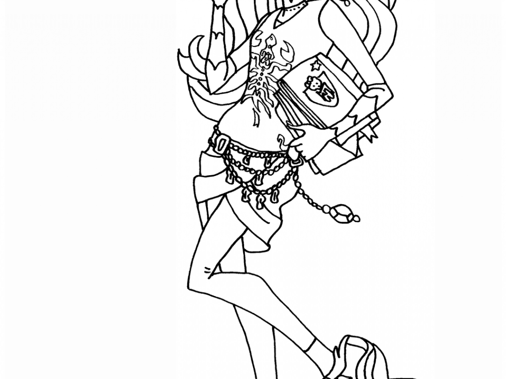 1024x768 Monster High Coloring Pages Elissabat Hot Wheels Photos Coloring Pages
