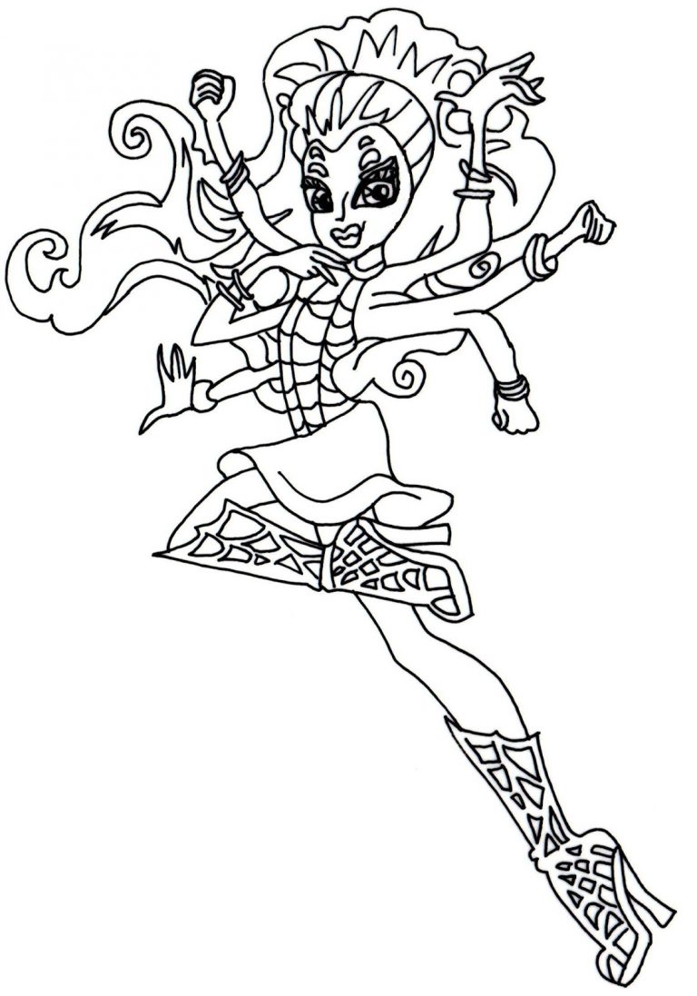 768x1097 Monster High Honey Swamp Coloring Pages Fresh Free Printable