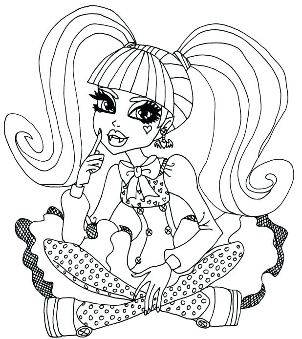 618x694 Monster High Coloring Book Last Updated May Monster High Coloring