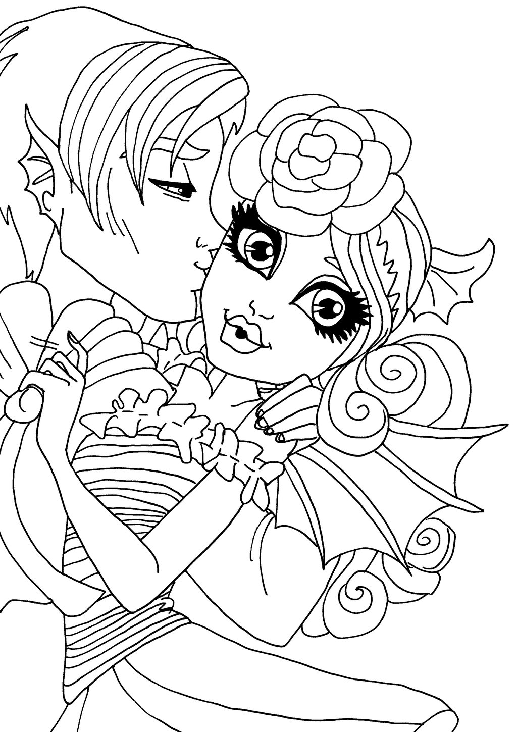 1024x1450 Monster High Coloring Pages