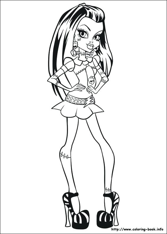 567x794 Monster High Logo Coloring Pages Fresh Monster High Color For Your