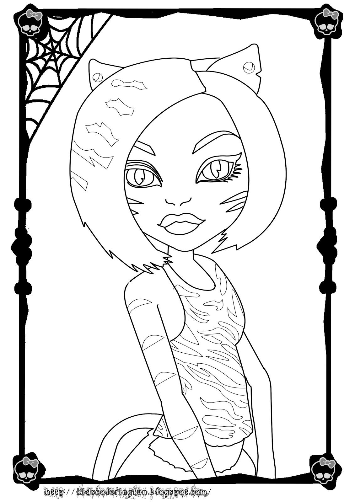 1131x1600 Monster High Toralei Coloring Pages