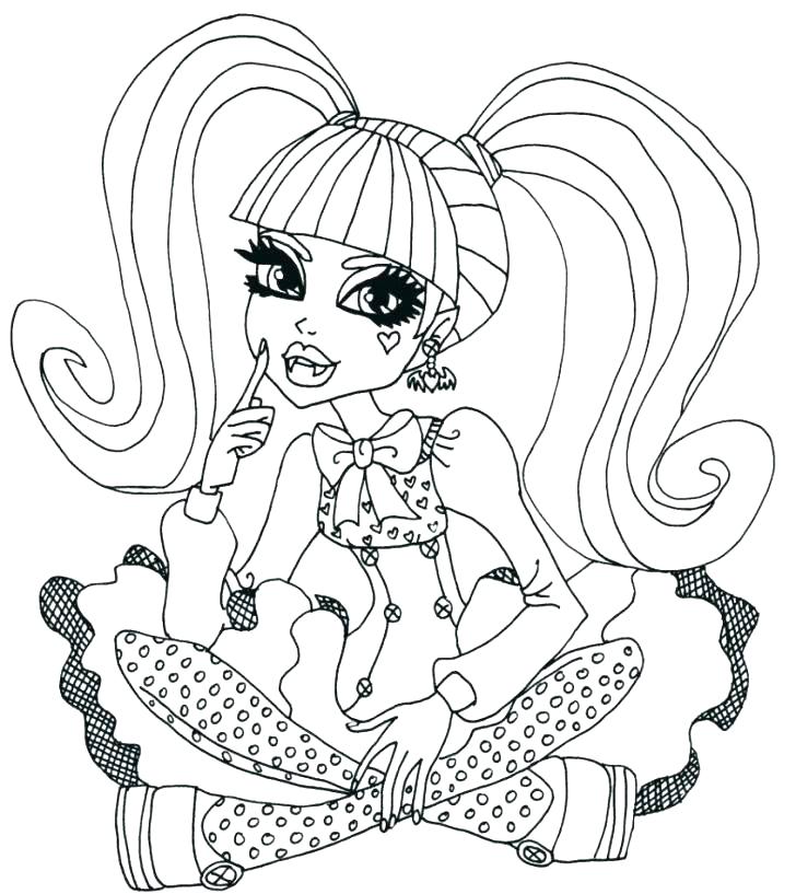 728x817 Printable Monster Coloring Pages Monster High Printable Coloring