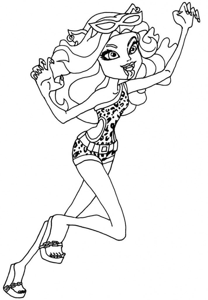 712x1024 Free Printable Monster High Coloring Pages Coloring Pages